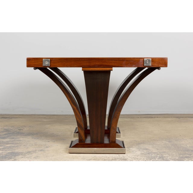1930s Parisan Art Deco Rosewood Dining Table For Sale - Image 11 of 18