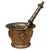 Metal Bronze Gothic Pestle and Mortar, Set of 2 For Sale - Image 7 of 7