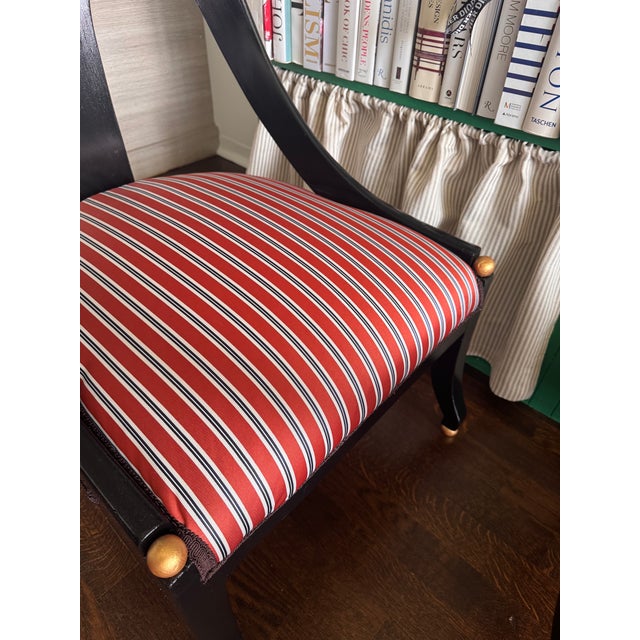 1960s Pair of Regency Spoon Back Chairs For Sale - Image 11 of 11