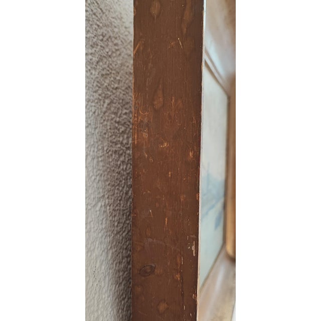 Lucien Jaggi, Port fluvial et péniches, 1928, Oil on Canvas, Framed For Sale - Image 8 of 10