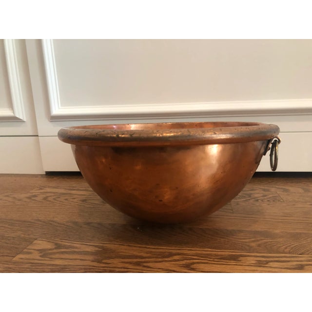 1900 - 1909 French Copper Confectionary Bowl For Sale - Image 5 of 5