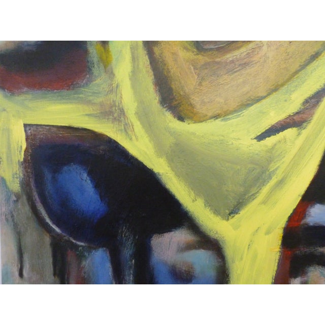 The body of a horse, of course. Original oil and acrylic painting on stretched canvas.