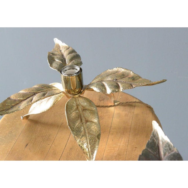 Metal Hollywood Regency Table Lamps from Massive, Set of 2 For Sale - Image 7 of 9