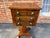 Brown Antique American Classical Carved Mahogany Work Table For Sale - Image 8 of 17