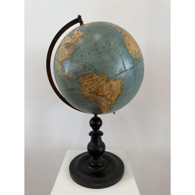 Antique Globe by Ernesto Shotte & Co., 1890s For Sale - Image 6 of 18
