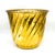 Large Hosley Solid Brass Spiral Jardinière Cachepot – Hollywood Regency / Modern Classic For Sale In Houston - Image 6 of 8