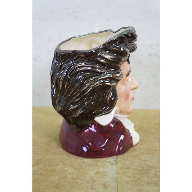Royal Doulton 1990s Royal Doulton Ludwig Van Beethoven Great Composer Toby Character Jug For Sale - Image 4 of 11