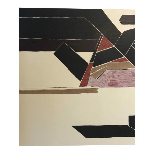 Palazuelo Original Lithograph Dm0573 Derriere Le Miroir 1955 For Sale