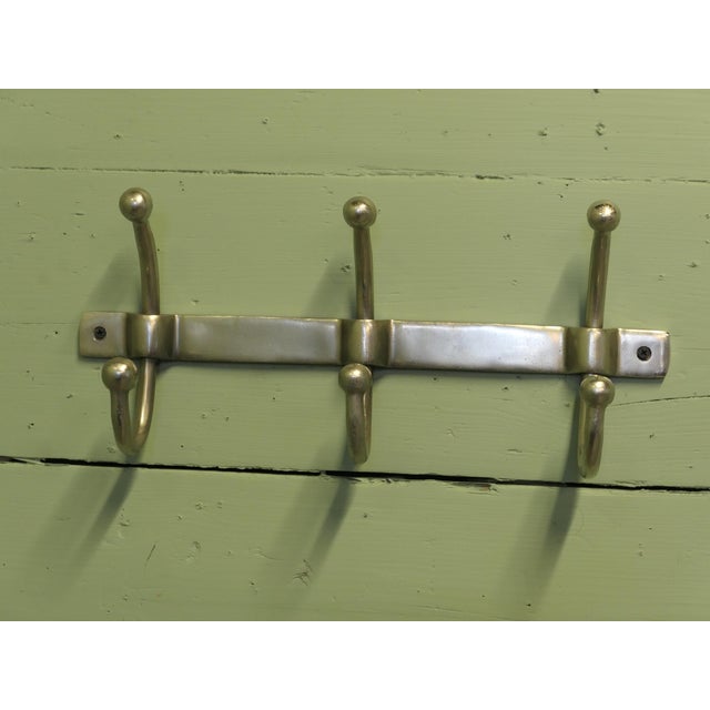 Chrome Cloakroom Coat Rack with 3 Double Swan Neck Hooks, 1960 For Sale - Image 3 of 8