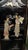 Mid-Century Modern Vintage Mid-Century Chinoiserie Black Lacquer & Mother-of-Pearl Geisha Wall Panels - A Pair For Sale - Image 3 of 12