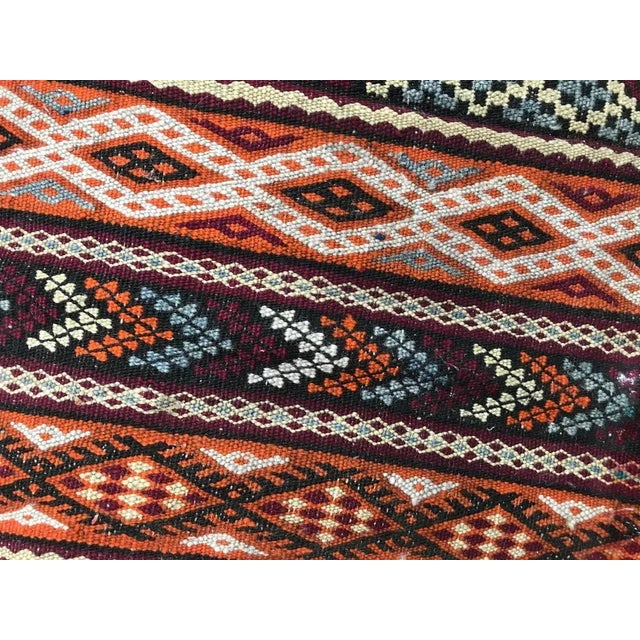Red Antique Moroccan Barber Rug For Sale - Image 8 of 18