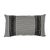 Abstract Schumacher X Johnson Hartig Punk Rock 20" Lumbar Pillow in Black & White For Sale - Image 3 of 3