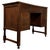 Antique English Edwardian Carved Oak Desk, 1910 For Sale - Image 10 of 12