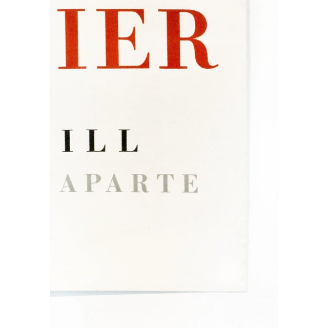 1960s 1967 French Exhibition Poster, Adam Saulnier, Galerie Lucie Wiell For Sale - Image 5 of 7