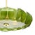 2020s Venetian Glass, Impressive Drum Chandelier, Green, Murano, Italy For Sale - Image 5 of 9