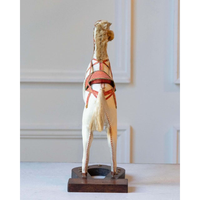 French Decorative Horse in Moleskin with Saddle and Harness, 20th Century For Sale - Image 11 of 16