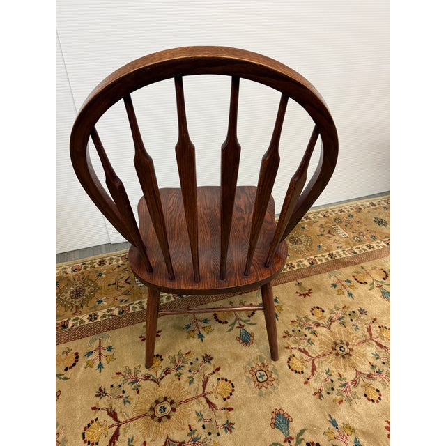 Mid 20th Century H W Hull & Sons Windsor Chairs, Set of Four For Sale - Image 5 of 12