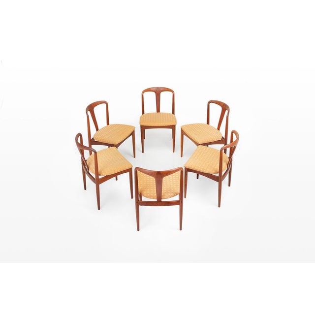 Juliane Dining Chairs by Johannes Andersen for Uldum Mobelfabrik, 1960s, Set of 6, Set of 6 For Sale - Image 13 of 13