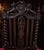 Wood Victorian Jacobean Revival Carved Oak Dining Chairs, 1890s, Set of 6 For Sale - Image 7 of 18