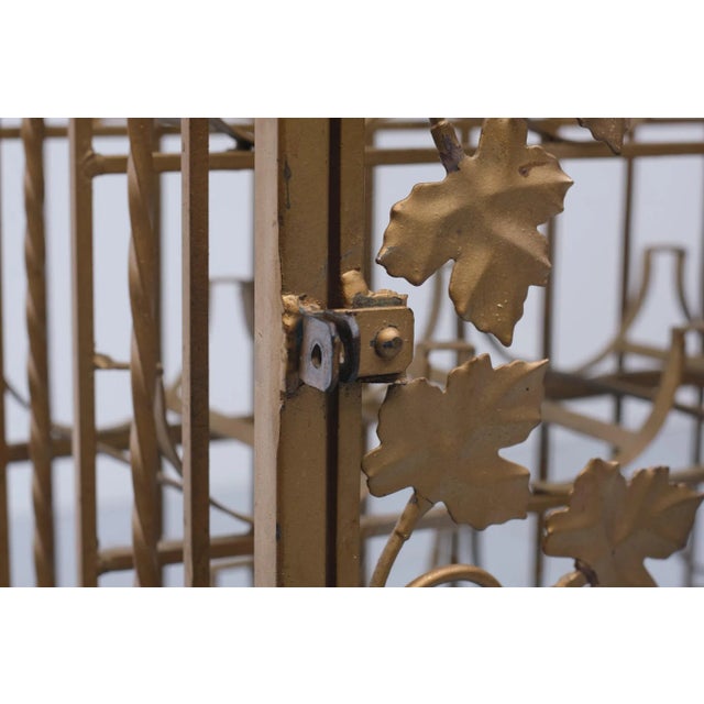 Metal Gilt Metal Cocktail Bar, Italy, 1950s For Sale - Image 7 of 14