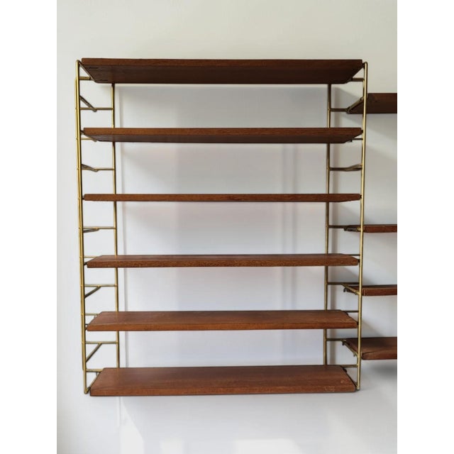 Scandinavian Modular Shelving Unit, 1960s For Sale - Image 4 of 12