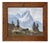 Cimon Della Pala Alpine Landscape with Dolomites, 20th Century, Oil on Canvas For Sale