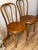 Art Deco 1940s Pair Art Deco Thonet Style Side Chairs For Sale - Image 3 of 5
