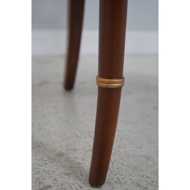 Pair Hickory Chair Regency Style Mahogany Armchairs For Sale - Image 9 of 18