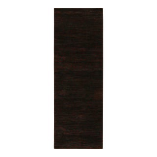 2010s Rug & Kilim’s Modern Runner in Black With Red Dots Pattern For Sale