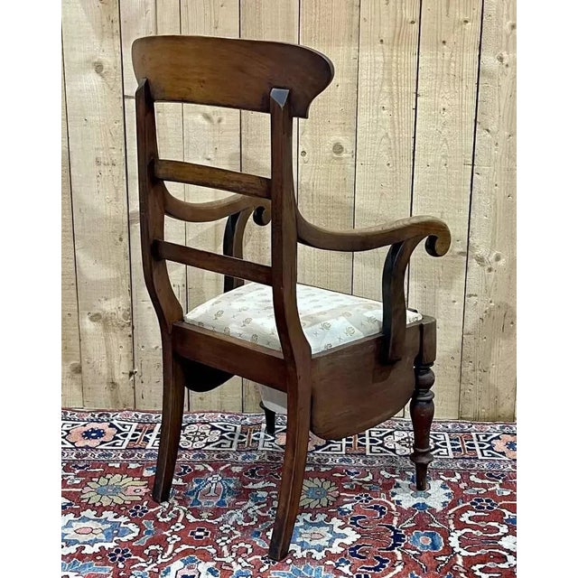 English Armchair in Mahogany For Sale - Image 10 of 12