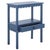 Cerulean Heaven Scalloped Low Drawer Accent Table in Blue For Sale - Image 8 of 10