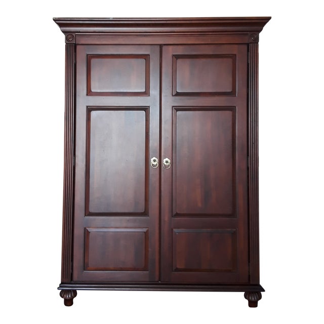 Ethan Allen Medallion Collection Desk Armoire Chairish