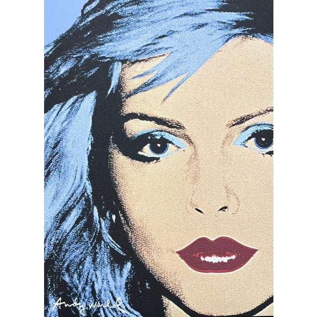 After Andy Warhol, Debbie Harry Blue, 1980s, Print For Sale - Image 4 of 6