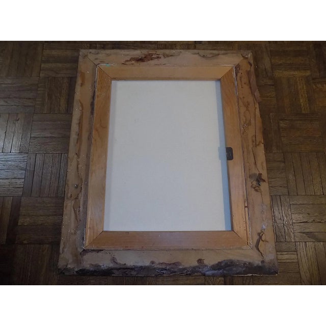 Beige Vintage 20th Century Impressionist Female Nude Oil/Canvas - Listed American Artist - Signed & Framed For Sale - Image 8 of 10