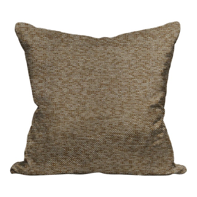 The House of Scalamandré Torrs Pillow, Chestnut For Sale
