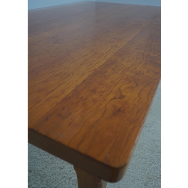Robert Bergelin Hand Crafted Cherry Farm Table For Sale - Image 9 of 12