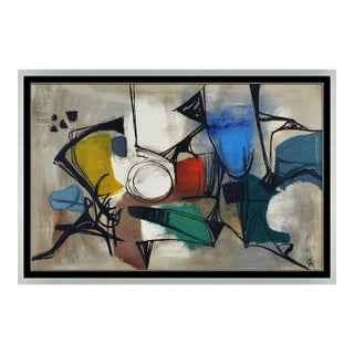 1950s Composition No 55-74, Rolf Cavael For Sale