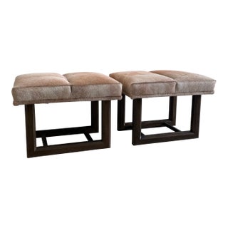 Pair Elana Hide Benches For Sale