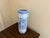 Chinoiserie Vintage Chinoiserie Blue & White Porcelain Umbrella Stand With Floral Motif For Sale - Image 3 of 13