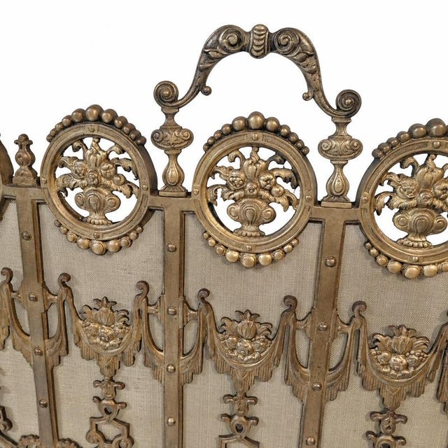 19th Century Napoleon III Gilded Bronze Fireplace Surround, 1800s For Sale - Image 5 of 9