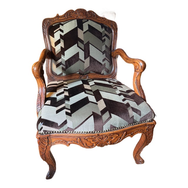 1950s Louis XV Style French Chair For Sale