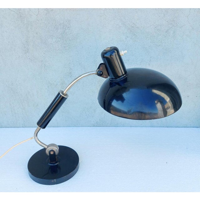 Design: Christian Dell (1893 - 1974) for Koranda, Vienna, Austria 1930s (without manufacturer's mark) Beautiful black...