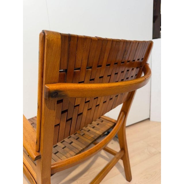 Gelenka Armchairs in Solid Beech Wood, Germany, 1950, Set of 2 For Sale - Image 6 of 18