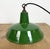 Industrial Green Enamel Factory Pendant Lamp from Revo, 1950s For Sale - Image 13 of 17