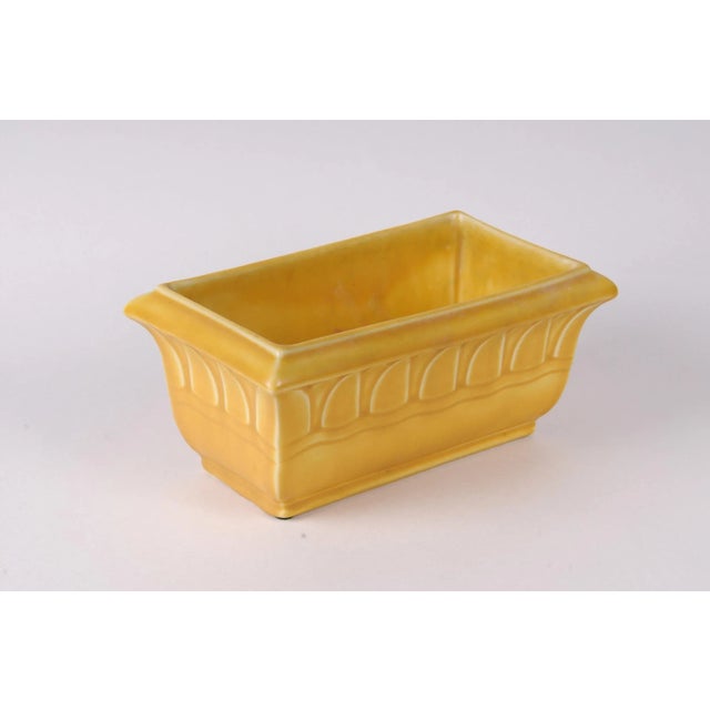Ceramic Rare Rookwood Planter, Yellow For Sale - Image 7 of 7