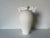 1980's Postmodern Art Deco - Style Urn Shape White Matte Ceramic Vase For Sale In Miami - Image 6 of 12
