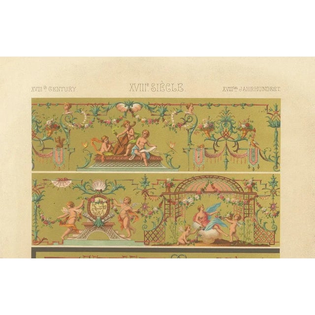 Dufour & Prélon after Albert Racinet, XC of L’Ornement Polychrome, 1869, Paper For Sale - Image 3 of 10