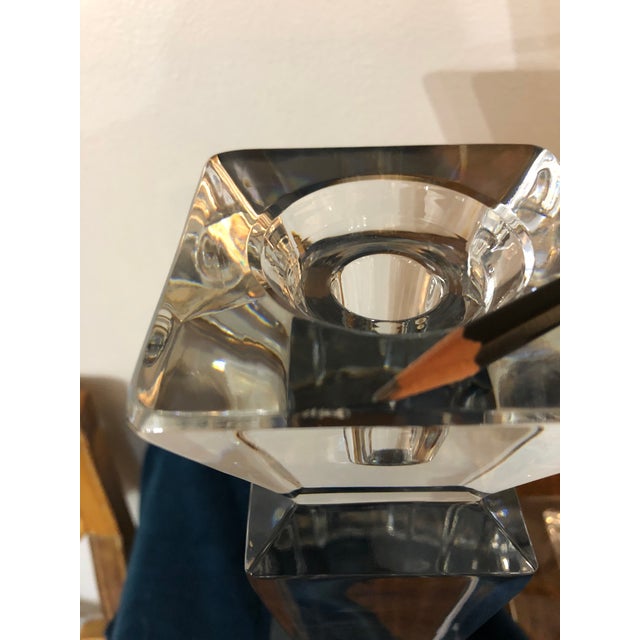 Towle 24 Lead Crystal Candle Holders A Pair Chairish