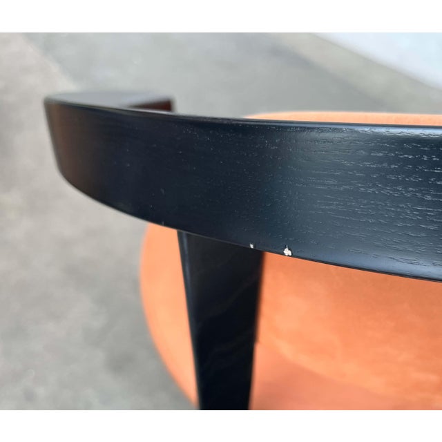 Postmodern German Modell Nostro Leather Chair by Andreas Weber for Rosenthal Einrichtung, 1980s For Sale - Image 11 of 18