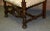 Wood Carved Walnut Armchair French Style High Back Vintage Upholstered Floral Chair For Sale - Image 7 of 13